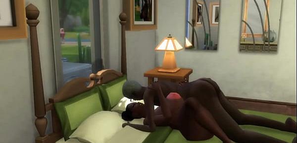  Landlord blackmails and impregnates big ass wife